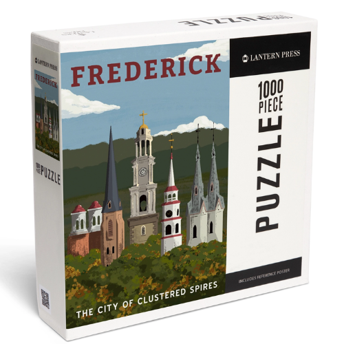 Frederick Maryland Spires Puzzle - The Frederick Basket Co