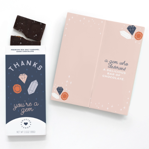Thanks Sweeter Chocolate Card - The Frederick Basket Co