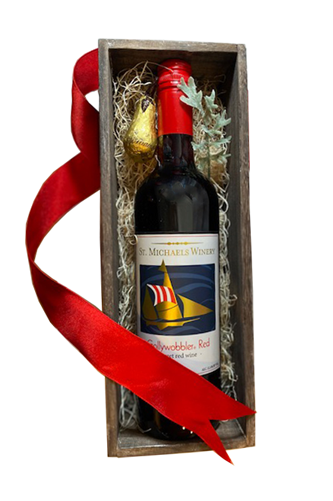 Make this wine crate yours. Select the wine that matches your recipient. Your crate will include wine chocolates, and will be wrapped in a clear cello with a coordinating tie bow.