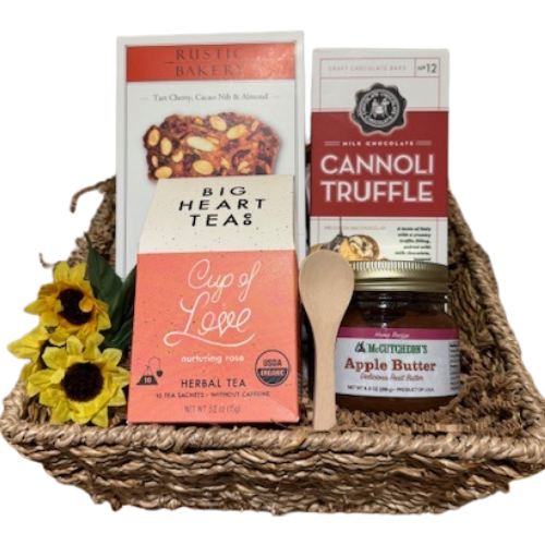 Cup Of Love Tea Basket